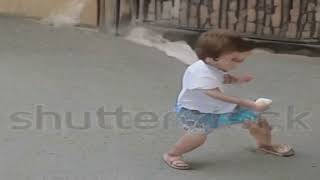 [AI] kid fighting ice cream in the town