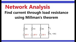#Millmans Theorem    Problem 1
