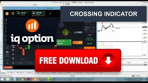 Crossing Signals Indicator Real IQ Option Account (FREE Download)