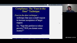 Social Psychology Chapter 6 (Social Influence) Lecture Part 1