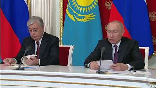 Владимир Путин заявил, что Россия остается крупнейшим инвестором в экономику Казахстана