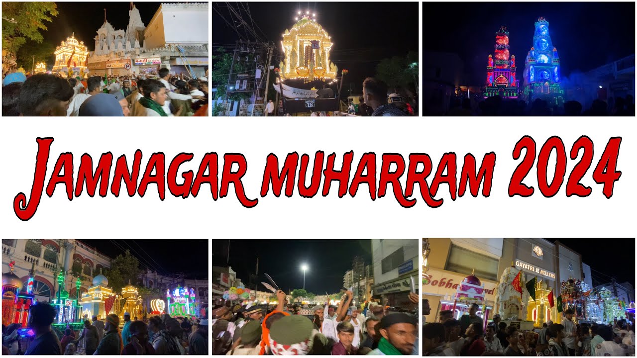 Jamnagar muharram 2024 // Jamngar darbar ghadh gulab nagar  dharanagar moharram 2024//