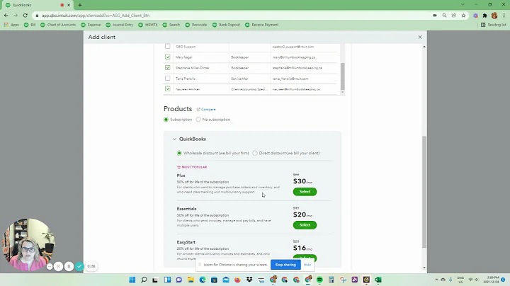 Quickbooks Online - Create a New Client File