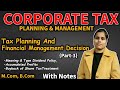 Tax Planning In Relation To Dividend Income &amp; BuyBack of share.Tax Planning And Financial Management
