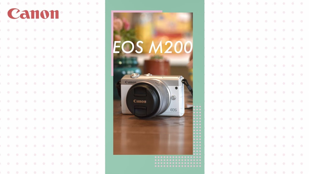 EOS M200 ミラーレス一眼カメラ ダブルレンズキット EOSM200WHWLK 