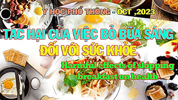 Tác hại của việc bỏ ăn bữa sáng đối với sức khỏe - VIETUS1040
