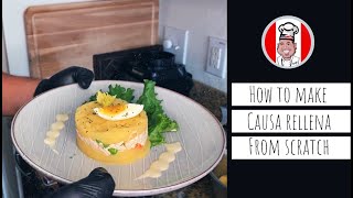How to Make Causa Rellena from Scratch. Peruvian Dish
