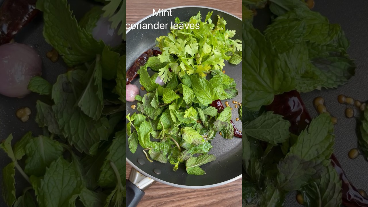 "Savor the Freshest Flavors😋😋Spice Up Your Table with a Burst of Green!"