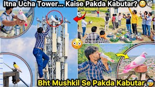 Finally Pakda Tower Wala Kabutar 🕊️🔥|| Bazi wale Gaon se kabutar Pakdne Gaye 🤑