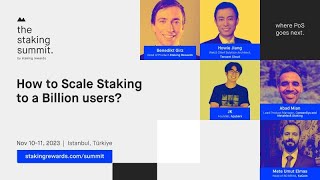 KuCoin At Staking Summit - How to Scale Staking to a Billion Users