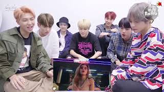 BTS reacting to Sunmi - you can't sit with us