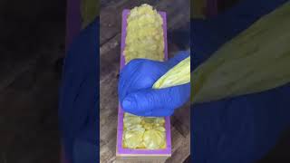 Make a frosted soap with embeds and glitter in 41 seconds! If only it really were that fast!