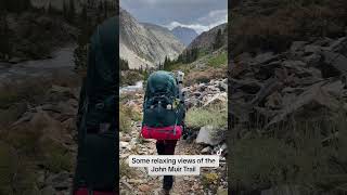 Just a few relaxing views of the John Muir Trail. #backpacking #hiking #jmt #johnmuirtrail ￼