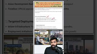Why India is Borrowing $2.5 Billion From World Bank &amp; ADB || Cost of Middle East Tensions on India