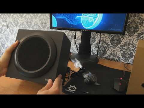 Распаковка колонок Logitech Z333 (Unboxing)