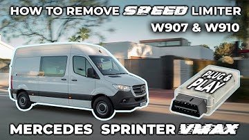 How To Remove SPEED LIMITER on Mercedes Sprinter | PLUG & PLAY