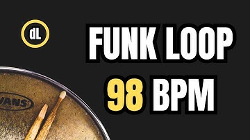 Funk Drum Groove Loop 98 BPM