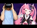 Playing with ironmouse in vr phasmophobia  vrchat