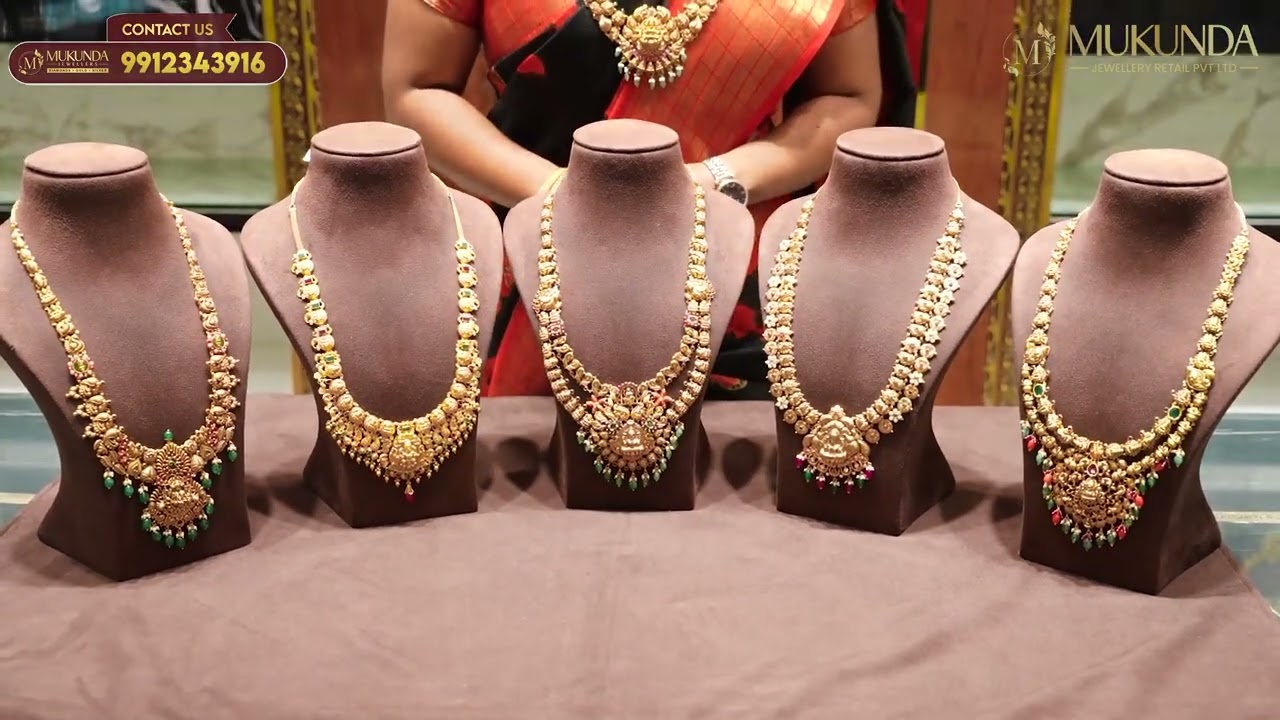 Beautiful lightweight Langharam collection Mukunda Jewellers
