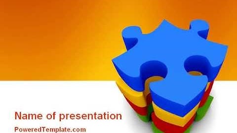 Puzzle Complete PowerPoint Template by PoweredTemplate.com