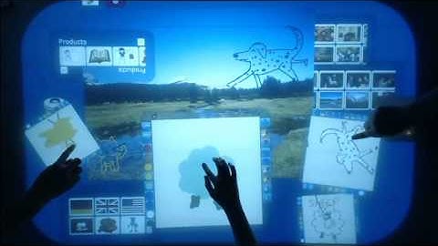 Collaborative multi touch table exp 1