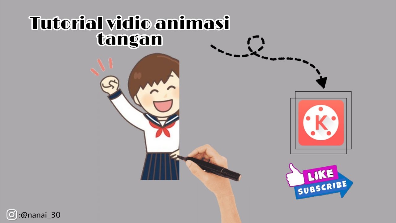 Tutorial vidio animasi  tangan Mudah  di coba YouTube