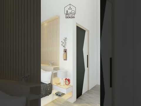 Video: Aula dan kamar tidur dalam satu ruangan: contoh pembagian ruang yang benar, foto
