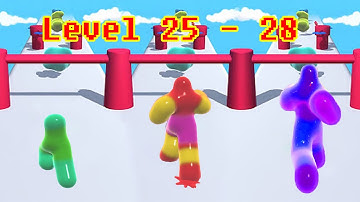 Blob Runner 3D Level 25 - 28 || Gameplay Android, iOS