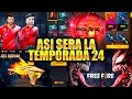 LLEGÓ! NUEVA TEMPORADA 24 DE FREE FIRE CLASIFICATORIA! RECOMPENSAS DE CLASIFICATORIA, EVENTO BOOYAH