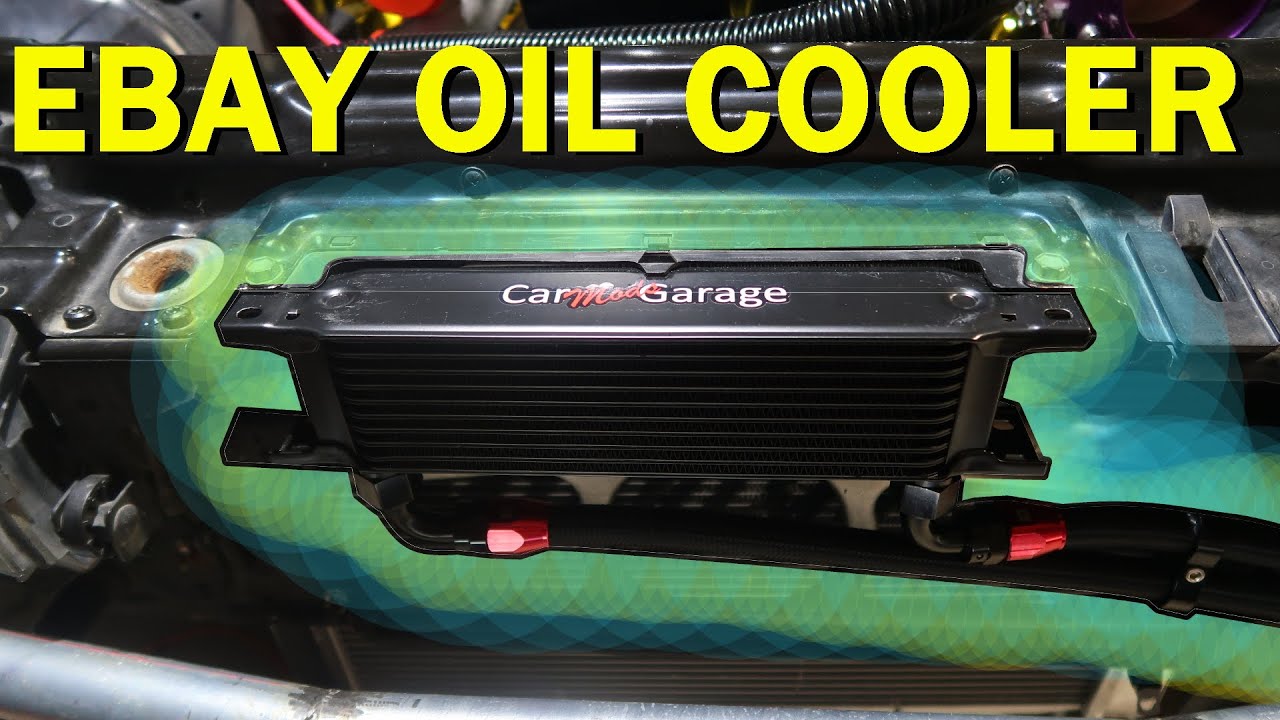 eBay Oil Cooler Fit so Perfectly that I Couldn't Believe 2JZ to E46