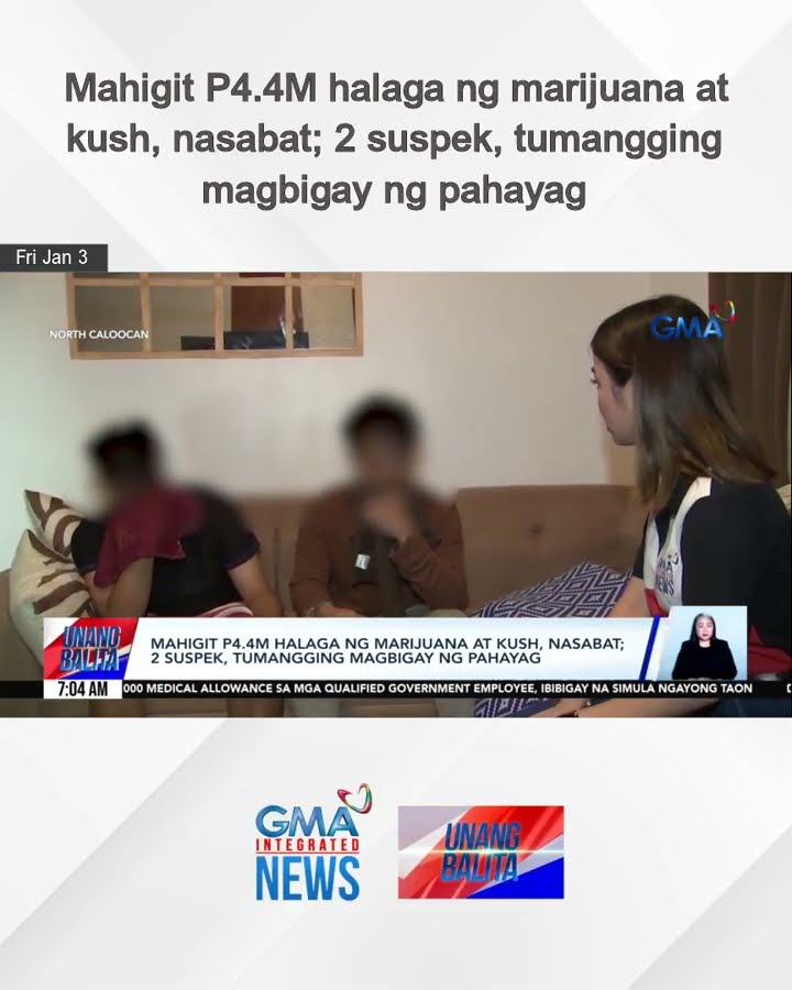 Mahigit P4.4M halaga ng marijuana at kush, nasabat; 2 suspek, tumangging magbigay... | Unang Balita