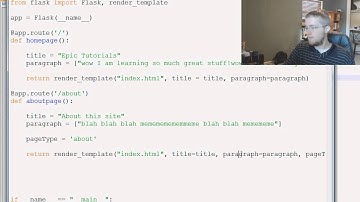Flask Web Development in Python - 4 - HTML Logic