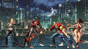 IORI vs TERRY Team Battle (3v3) - KOF XIV