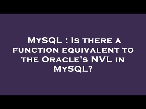 MySQL : Is