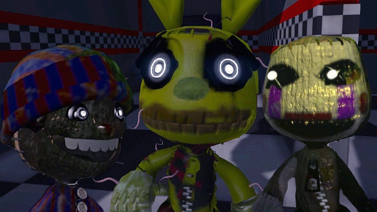 Five Nights at Freddy's 3 recreated in LittleBigPlanet 3 is rather eerie