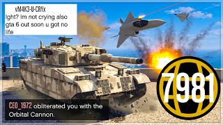 Do NOT Ragebait Rank 7981 Griefers on GTA Online 💀