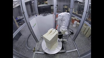 7-Axis Robotic Arm CNC milling machine for making an AFO model