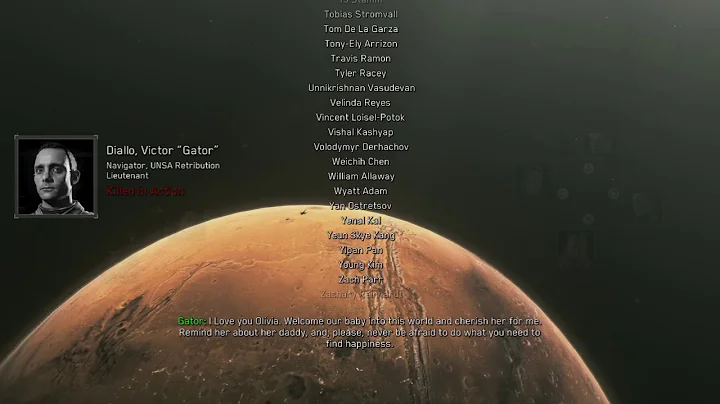 Call of Duty Infinite Warfare - Credits Voice Recordings (Farewell Messages)