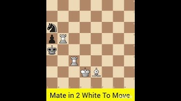 Chess Puzzle-636. Find Checkmate in 2 Moves For White #chess #chesscom #checkmateintwo #chesspuzzle