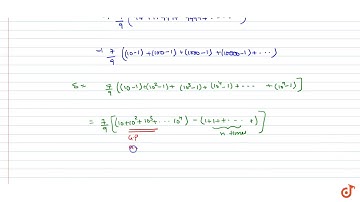 Find the sum of the sequence 7, 77, 777, 7777, . . . to n terms....