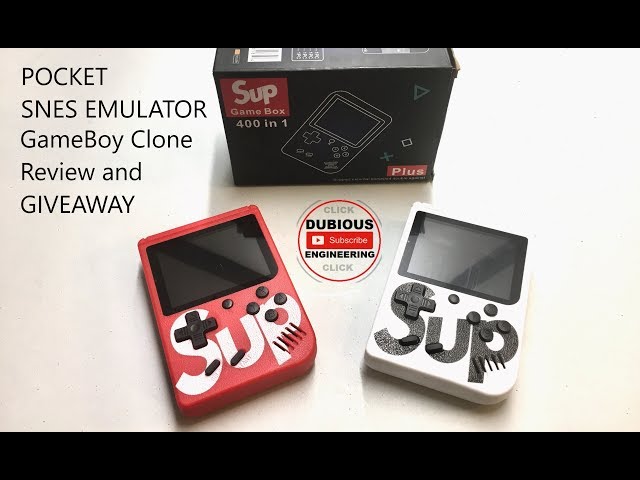 The SUP GAME BOX - 400 in 1or a knockoff Game Boy that's meant to be  Supreme branded 