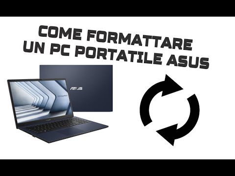 Video: Come Formattare Un'unità Asus