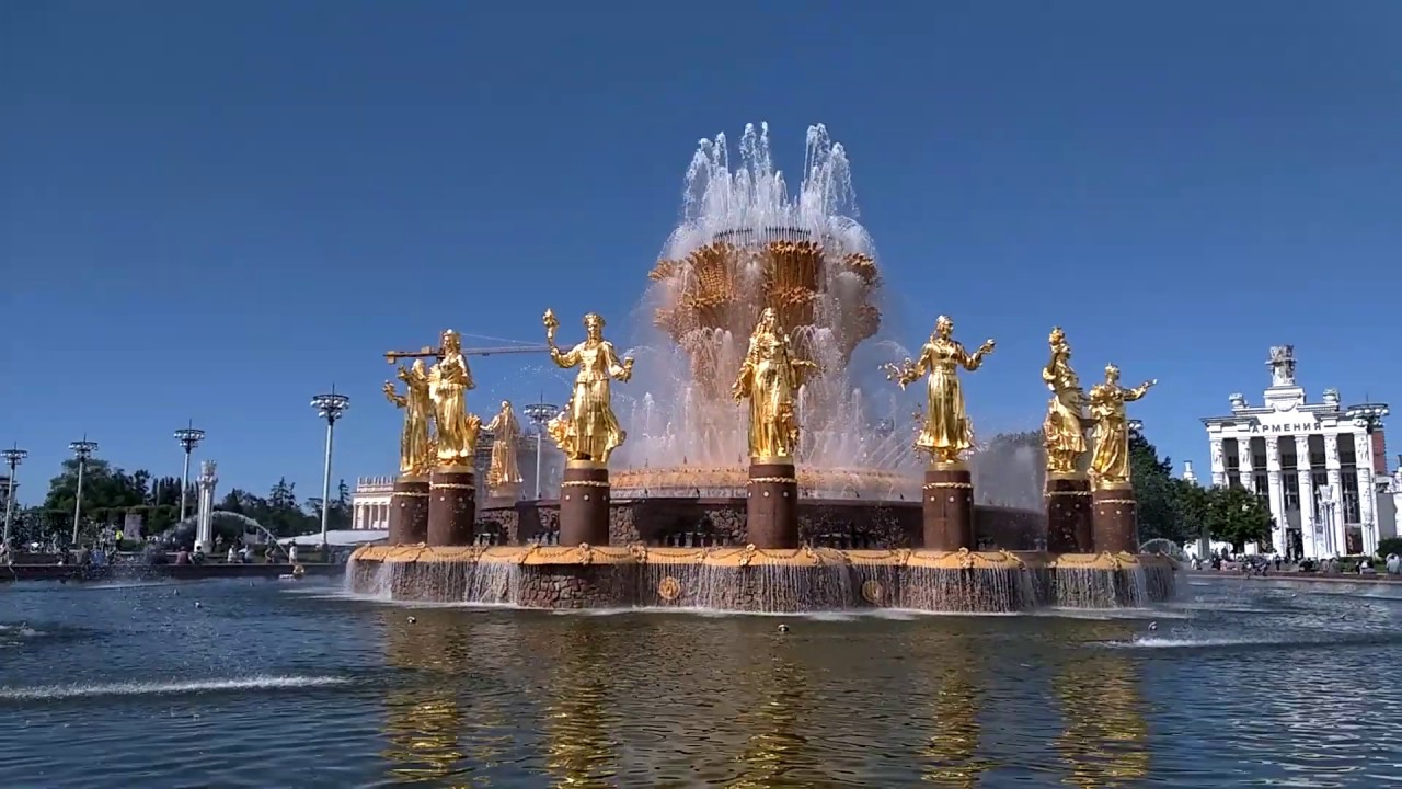 The Central Complex of Fountains of VDNKH • 21.06.2020 • Brunnen der Völkerfreundschaft • ВДНХ парк