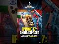 iPhone 17 Part 2: China is OUT! 🇮🇳📱 #Shorts #Apple #fyp