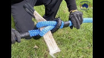 Connecting two kinetic ropes or Snatch straps