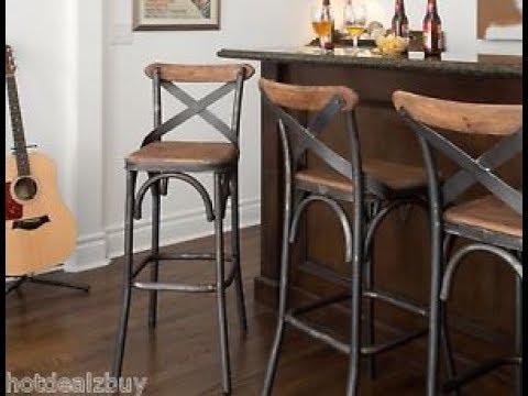 rustic bar stools farmhouse rustic bar stool with back youtube rustic bar stools farmhouse rustic bar stool with back youtube