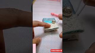 Diy Mini Notebook 📓 ^°-°^ #asmr #diy #miniature #books #clay #radhakrishna