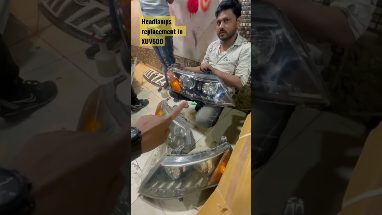 Headlamps replacement in xuv500 | lal bagh car market |car accessories |