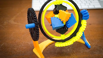 Amazing Gyroscopic Cube Gears!