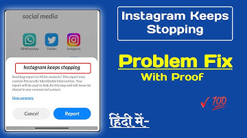 How To Solve Instagram Keeps Stopping Problem In Hindi | How To Fix Keeps Stopping Problem On 2023